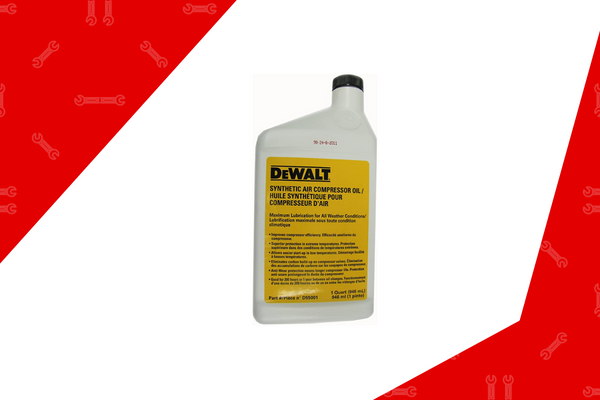 product image of bottle of compressor oil from dewalt