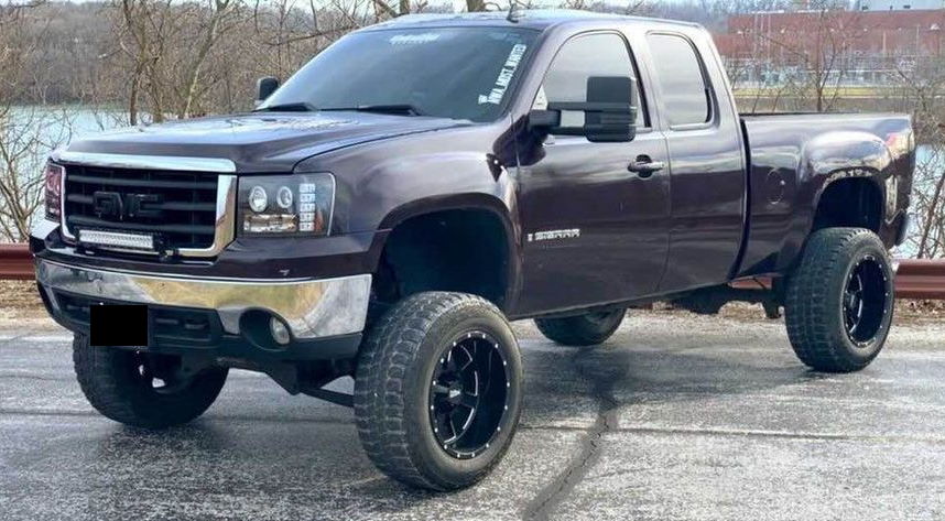 image of gmc 2008 lifted truck